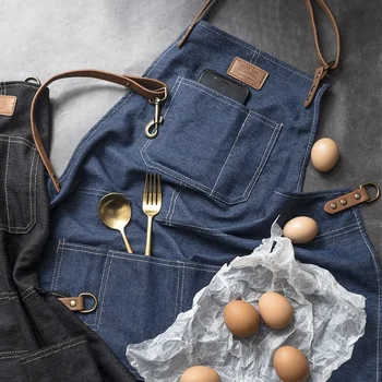 Korean restaurant fashion cowboy cloth apron coffee maker nail shop milk tea shop makeup girl work clothes female man pinafore
Korean restaurant fashion cowboy cloth apron coffee maker nail shop milk tea shop makeup girl work clothes female man pinafore