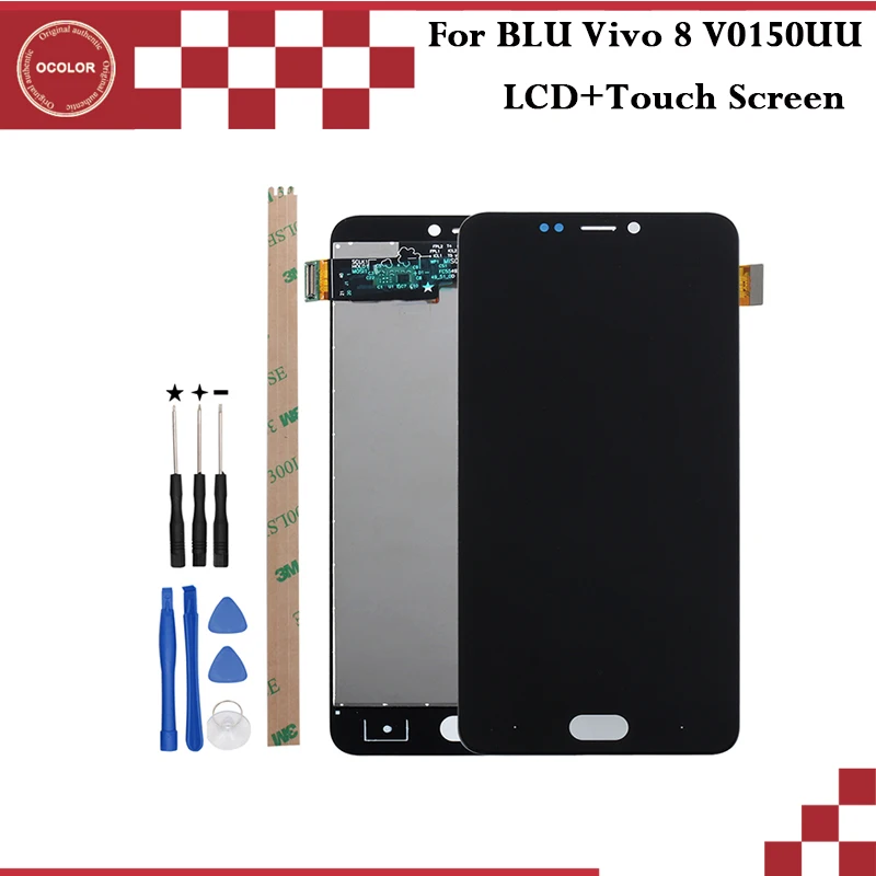 ocolor For BLU Vivo 8 V0150UU LCD Display and Touch Screen 5.5" Phone Accessories For BLU Vivo 8 V0150UU With Tools And Adhesive
ocolor For BLU Vivo 8 V0150UU LCD Display and Touch Screen 5.5" Phone Accessories For BLU Vivo 8 V0150UU With Tools And Adhesive