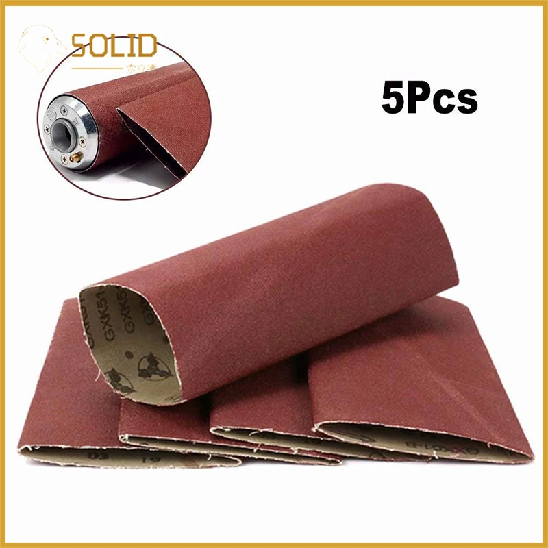 5Pcs Polishing Sanding Belt Fits 3"x9" Expandable Rubber Drum Sander for Wood, Furniture and other Non-Metal Polishing 60~180#
5Pcs Polishing Sanding Belt Fits 3"x9" Expandable Rubber Drum Sander for Wood, Furniture and other Non-Metal Polishing 60~180#