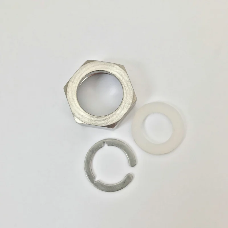 BSPP G1" 4 SUS304 Nuts+4 wahser+ 4 circlips for our Stainless steel corrugated pipe
BSPP G1" 4 SUS304 Nuts+4 wahser+ 4 circlips for our Stainless steel corrugated pipe