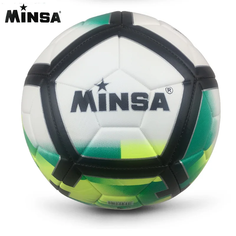 2019 новый бренд MINSA Высокое качество A +++ Стандартный Футбольный мяч ПУ футбольный