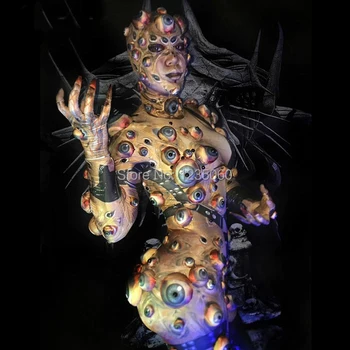 Halloween Men Women Horror Costume Big Eye Novelty Printing Skinny Jumpsuit Stretch Rompers Nightclub Party Stage Scary Costumes
Halloween Men Women Horror Costume Big Eye Novelty Printing Skinny Jumpsuit Stretch Rompers Nightclub Party Stage Scary Costumes