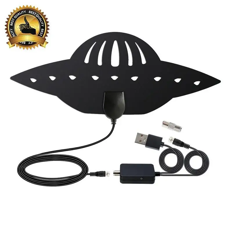 UFO 100 Mile 4K 1080P Digital TV Antenna For DVB-T TV Radius HDTV Freeview Aerial Satellite Receiver With USB Amplifier Adapter
UFO 100 Mile 4K 1080P Digital TV Antenna For DVB-T TV Radius HDTV Freeview Aerial Satellite Receiver With USB Amplifier Adapter