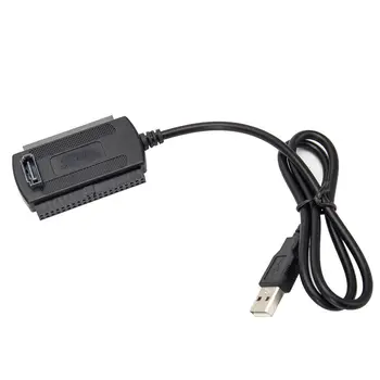 SOONHUA 3IN1 Cable Adapter Hard Drive Disk Cable Adapters Connector Lead USB 2.0 to IDE SATA ATA 2.5 3.5
SOONHUA 3IN1 Cable Adapter Hard Drive Disk Cable Adapters Connector Lead USB 2.0 to IDE SATA ATA 2.5 3.5