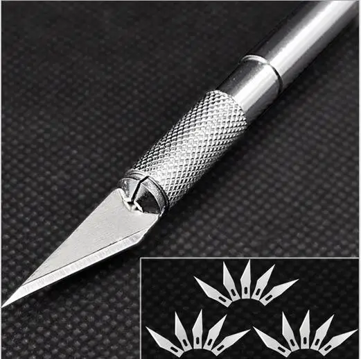 Cake Tool 1pc Acto Knife with 5 Blades Cutter Metal Cake Modelling Cookie Fondant Decorating tool
Cake Tool 1pc Acto Knife with 5 Blades Cutter Metal Cake Modelling Cookie Fondant Decorating tool