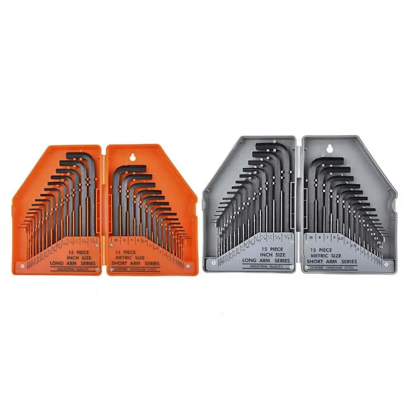 30pcs L-shaped Inner Hexagonal Allen Key Wrench Tools Set Combination Sleeve Spanner Kit Spanner set Screwdriver Set Tool Kit
30pcs L-shaped Inner Hexagonal Allen Key Wrench Tools Set Combination Sleeve Spanner Kit Spanner set Screwdriver Set Tool Kit