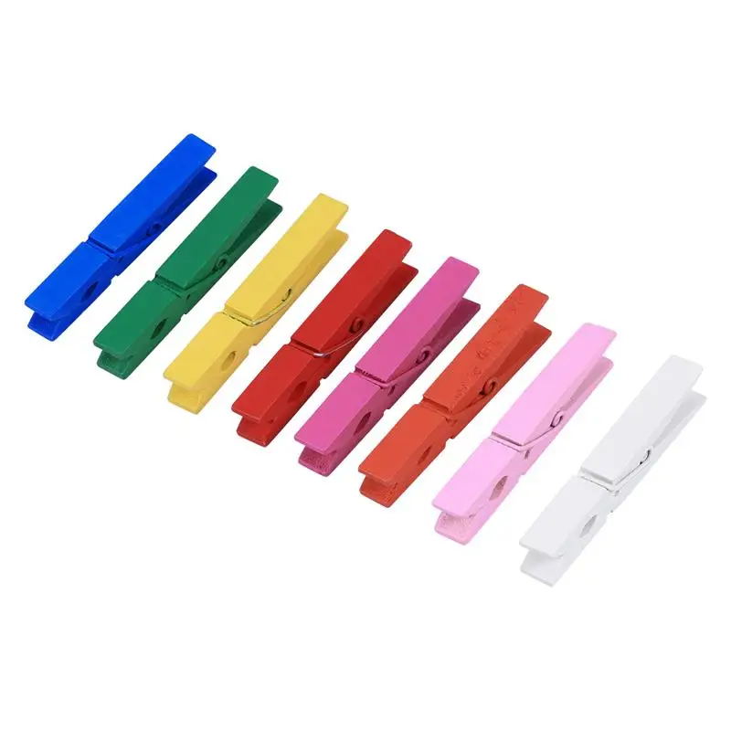 40pcs Durable 7.2cm Wooden Clothespins Non-slip Laundry Clips for Hanging Photos Underwear Socks Drying (Random Color)
40pcs Durable 7.2cm Wooden Clothespins Non-slip Laundry Clips for Hanging Photos Underwear Socks Drying (Random Color)