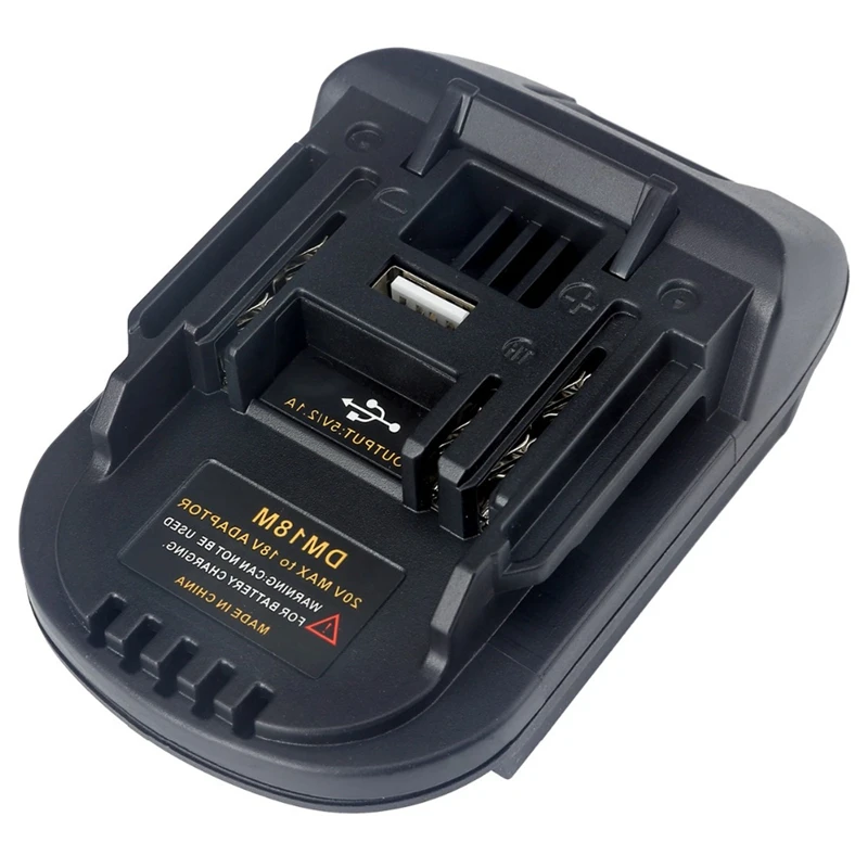 20V To 18V Battery Conversion Dm18M Li-Ion Charger Tool Adapter For Milwaukee Makita Bl1830 Bl1850 Batteries
20V To 18V Battery Conversion Dm18M Li-Ion Charger Tool Adapter For Milwaukee Makita Bl1830 Bl1850 Batteries