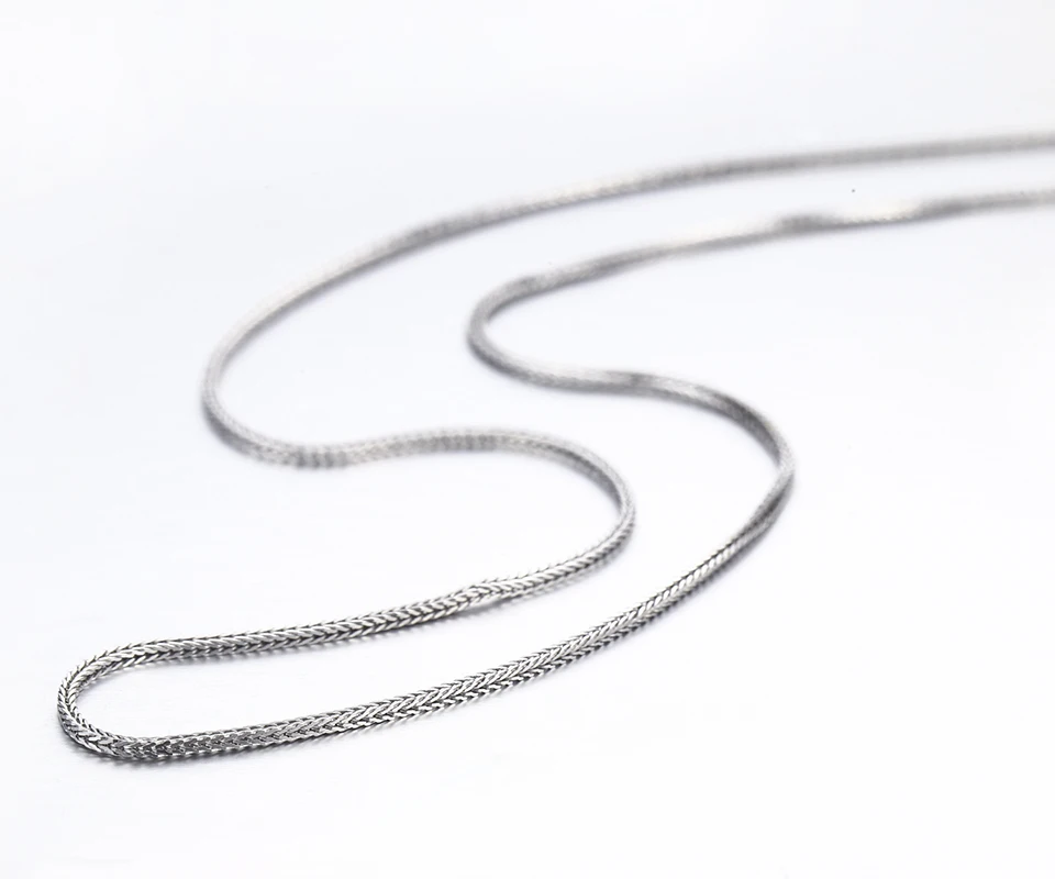16"-32" 925 Sterling Silver Foxtails Chopin Chain Necklace Women Girls Italy Jewelry Kolye Collares Collane Collier Ketting 1mm
16"-32" 925 Sterling Silver Foxtails Chopin Chain Necklace Women Girls Italy Jewelry Kolye Collares Collane Collier Ketting 1mm