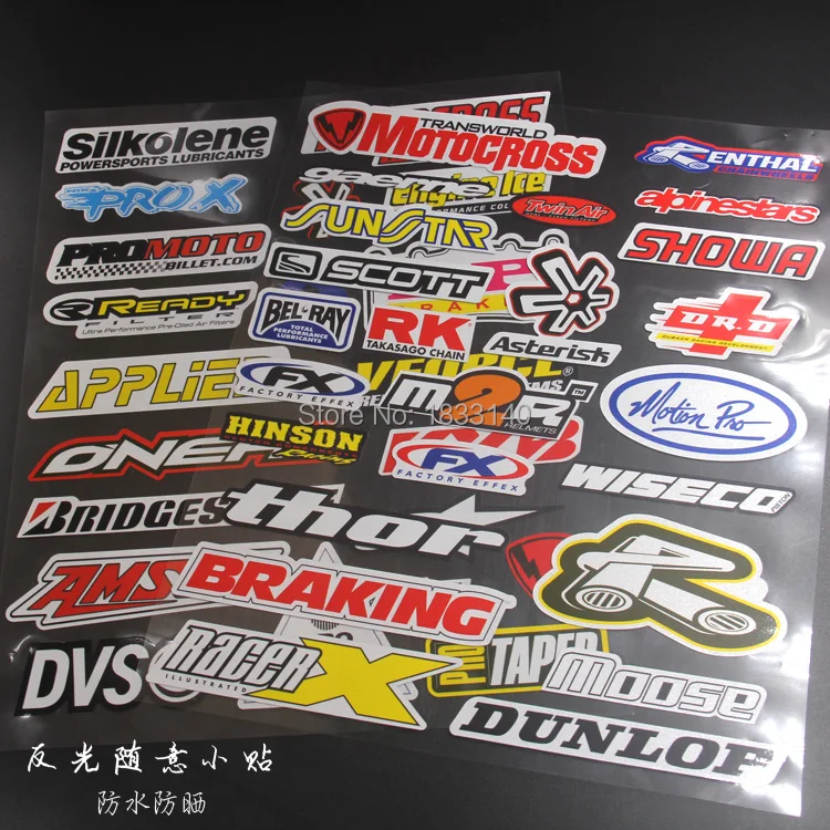 New Reflective Decal Set Motorcycle Motocross Dirt Mountain Bike Helmet Moto FX Racing Stickers Decals
New Reflective Decal Set Motorcycle Motocross Dirt Mountain Bike Helmet Moto FX Racing Stickers Decals