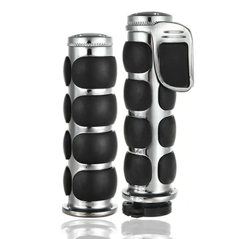 1 Pair 1 Inch Throttle Assist Bar Ends Motorcycle Rubber Handlebar Hand Grips for Suzuki for Kawasaki For Harley
1 Pair 1 Inch Throttle Assist Bar Ends Motorcycle Rubber Handlebar Hand Grips for Suzuki for Kawasaki For Harley