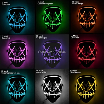 Hot sale Full Face Adult LED Luminous Mask EL Wire Carnival Party Mask Halloween Christmas Party Supplies DJ Club Bar Mask Decor
Hot sale Full Face Adult LED Luminous Mask EL Wire Carnival Party Mask Halloween Christmas Party Supplies DJ Club Bar Mask Decor