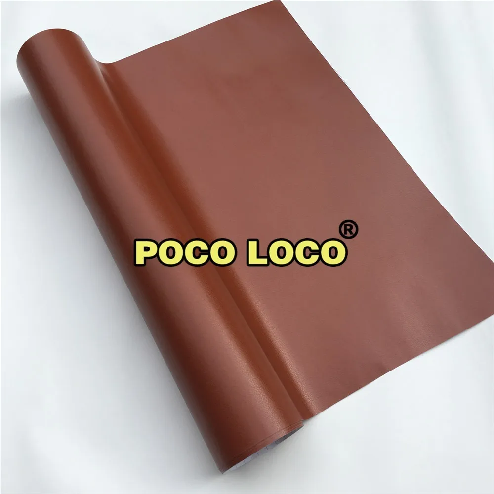 Brown PVC Vinyl Wrap Leather Film Soft Touch Sheet Roll Application In Car Interiors, Kitchens, Bathrooms, Home And Office
Brown PVC Vinyl Wrap Leather Film Soft Touch Sheet Roll Application In Car Interiors, Kitchens, Bathrooms, Home And Office