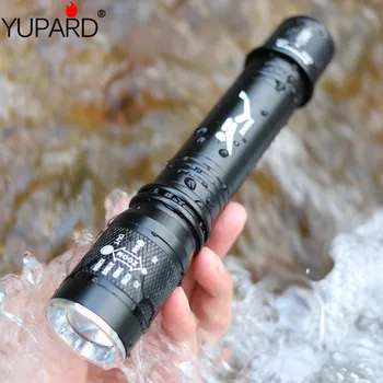 XM-L2 tactical flashlight powerful waterproof underwater scuba diving zoom lantern fill light torch T6 white light LED camping
XM-L2 tactical flashlight powerful waterproof underwater scuba diving zoom lantern fill light torch T6 white light LED camping