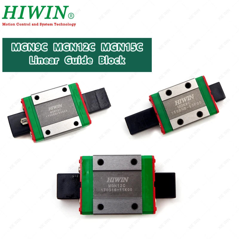HIWIN MGN9C MGN12C MGN15C short carriage mini slide block MGN series 9 mm 12 mm 15mm for 3D printer
HIWIN MGN9C MGN12C MGN15C short carriage mini slide block MGN series 9 mm 12 mm 15mm for 3D printer