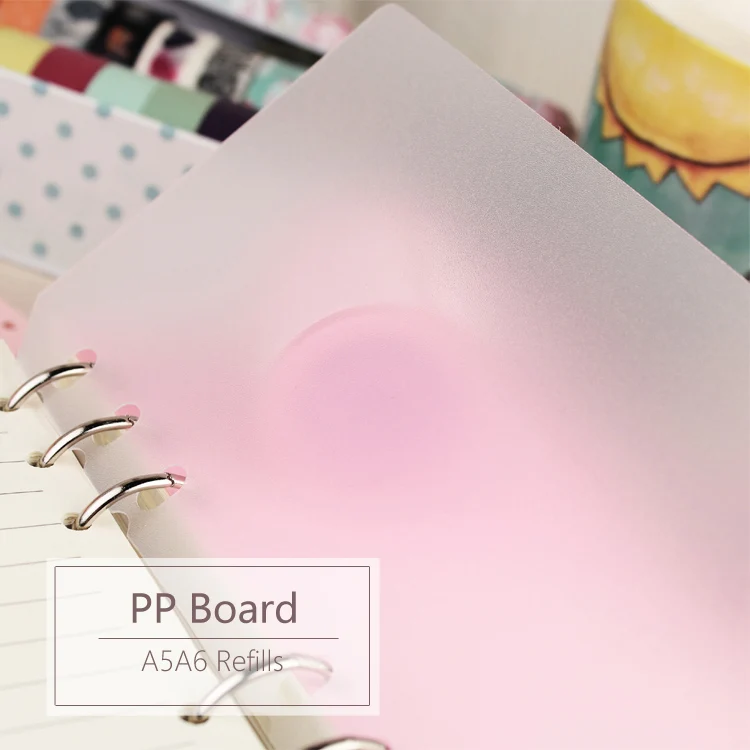 MyPretties Stationery PP Plastics Board 2PCs A5 A6 Refills for Organizer Notebook 6 Hole Binder Planner to Protect Inner Papers
MyPretties Stationery PP Plastics Board 2PCs A5 A6 Refills for Organizer Notebook 6 Hole Binder Planner to Protect Inner Papers