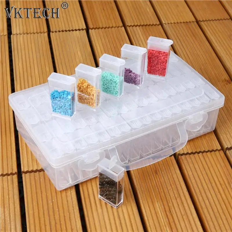 28/64 Slots Bottles Diamond Painting Storage Box Plastic Nail Art Organizer Rhinestone Beads Case Holder Container Jewelry Box
28/64 Slots Bottles Diamond Painting Storage Box Plastic Nail Art Organizer Rhinestone Beads Case Holder Container Jewelry Box
