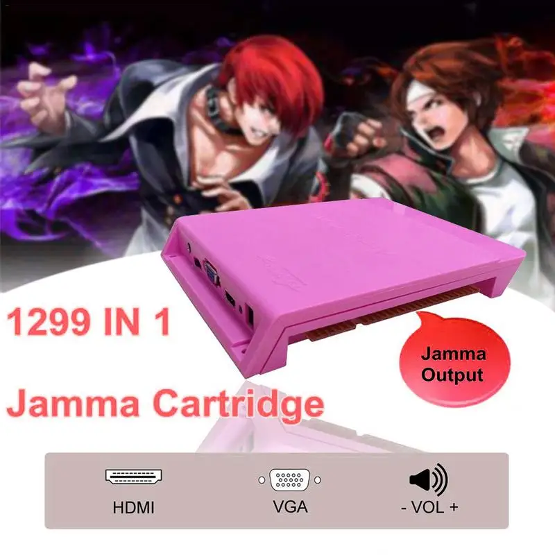 New 1299 In 1 Jamma Board Arcade Mutli Game PCB Support VGA / HDMI Box 5s Output CRT HD 720p Support Fba Mame Ps1 Game 3d EU
New 1299 In 1 Jamma Board Arcade Mutli Game PCB Support VGA / HDMI Box 5s Output CRT HD 720p Support Fba Mame Ps1 Game 3d EU