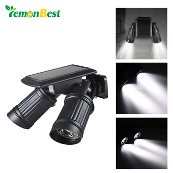 Solar PIR Motion Sensor Light 14 LED Spotlight Dual Head Rotate 360 Wall Mounted Security Light for Outdoor Garden Yard Walkway
Solar PIR Motion Sensor Light 14 LED Spotlight Dual Head Rotate 360 Wall Mounted Security Light for Outdoor Garden Yard Walkway