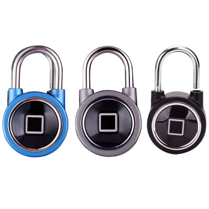Smart padlock electronic lock warehouse door security door lock Bluetooth fingerprint padlock
Smart padlock electronic lock warehouse door security door lock Bluetooth fingerprint padlock