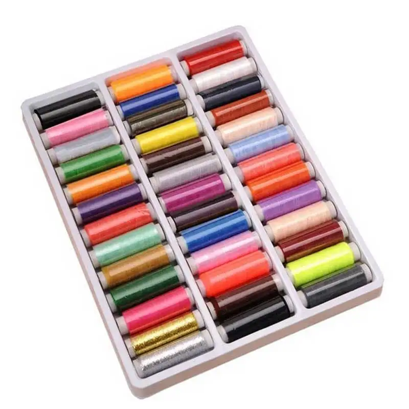 39 Colors High Quality Sewing Thread Home Embroidery Sewing Machine Line Box Sewing Accessories
39 Colors High Quality Sewing Thread Home Embroidery Sewing Machine Line Box Sewing Accessories
