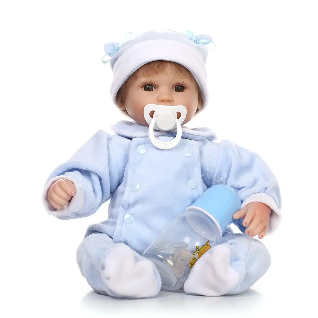 Kids Soft Silicone Realistic With Clothes Reborn Collectibles, Gift, Playmate Baby Unisex Blue Doll 2-4Years
Kids Soft Silicone Realistic With Clothes Reborn Collectibles, Gift, Playmate Baby Unisex Blue Doll 2-4Years