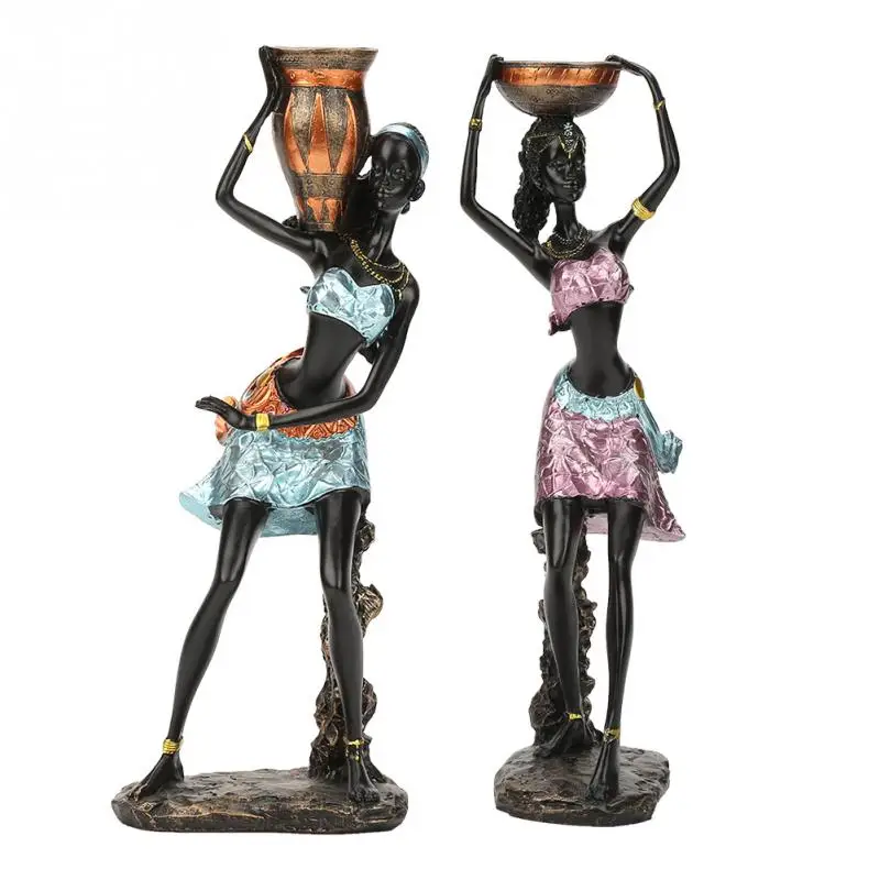 Creative Vintage Gift African Girls Statue Resin Furnishing Crafts Dolls Ornaments Home Accessories Living Room Decoration
Creative Vintage Gift African Girls Statue Resin Furnishing Crafts Dolls Ornaments Home Accessories Living Room Decoration