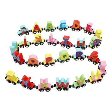 MWZ 26 English Letters Small Train Wooden Toys Children 1-3 Years Old Puzzle Cognitive Magnetic Letters Car Early Education To
MWZ 26 English Letters Small Train Wooden Toys Children 1-3 Years Old Puzzle Cognitive Magnetic Letters Car Early Education To
