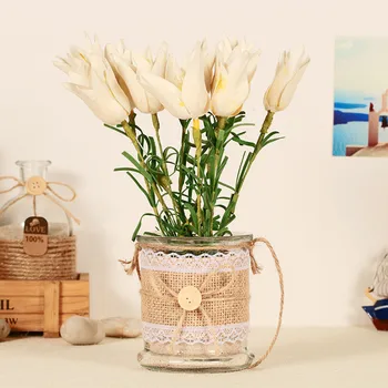 Hang Household Decor Vase Creative Simple Gardening Hemp Rope Hydroponic Bottle Vase Desktop Decor Glass Vases
Hang Household Decor Vase Creative Simple Gardening Hemp Rope Hydroponic Bottle Vase Desktop Decor Glass Vases