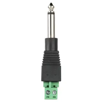 High quility Conversion plug 6.35mm Mono TS Male to AV Screw Video Balun Terminal Adapter Converter Plug for KTV Equipment new
High quility Conversion plug 6.35mm Mono TS Male to AV Screw Video Balun Terminal Adapter Converter Plug for KTV Equipment new
