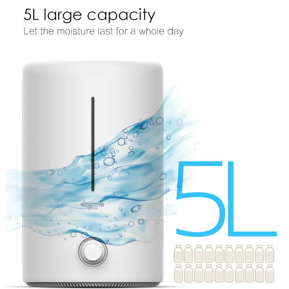 Youpin 5L Air Humidifier Household Ultrasonic Diffuser Deerma Humidifier Aromatherapy Humificador For Office Home
Youpin 5L Air Humidifier Household Ultrasonic Diffuser Deerma Humidifier Aromatherapy Humificador For Office Home
