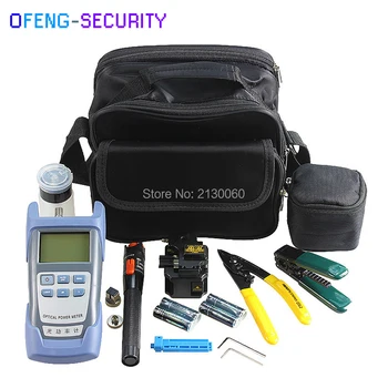 Fiber Optic FTTH Tool Kits with Optical Power Meter, 10mw Visual Fault Locator 8-12KM, Fiber Cleaver SKL-8A, Alcohol bottle etc
Fiber Optic FTTH Tool Kits with Optical Power Meter, 10mw Visual Fault Locator 8-12KM, Fiber Cleaver SKL-8A, Alcohol bottle etc