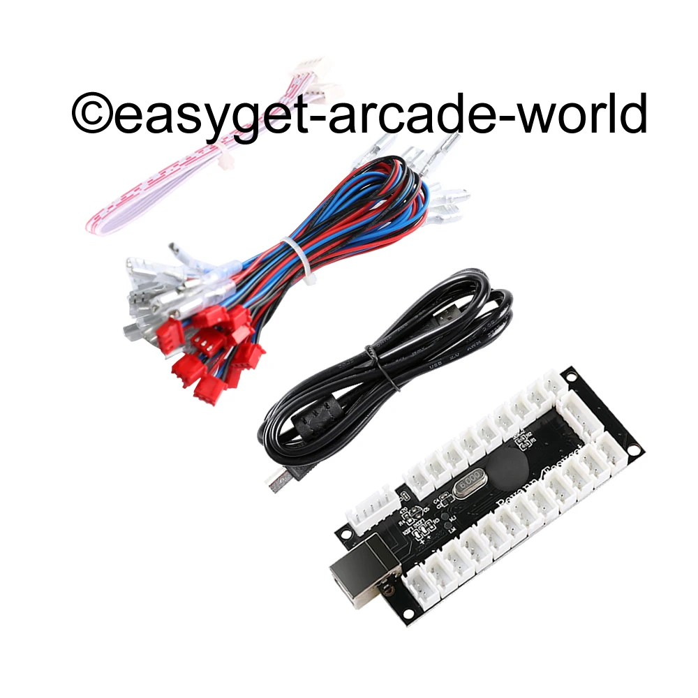 Reyann Arcade DIY Kits Parts Zero Delay LED USB Encoder Board To 5 Pin Joystick For MAME Cabinet & Raspberry PI Retropie Project
Reyann Arcade DIY Kits Parts Zero Delay LED USB Encoder Board To 5 Pin Joystick For MAME Cabinet & Raspberry PI Retropie Project