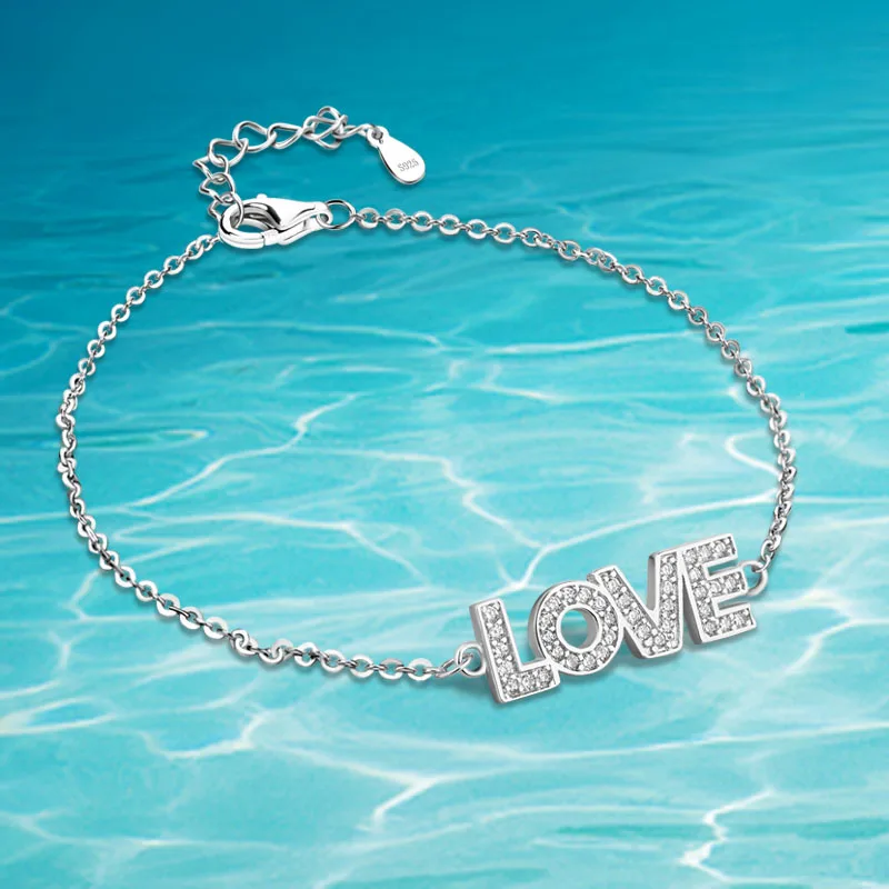 Valentine's day birthday gifts to friends real 925 sterling silver bracelet for womn letter zircon charm bracelet & bangles
Valentine's day birthday gifts to friends real 925 sterling silver bracelet for womn letter zircon charm bracelet & bangles
