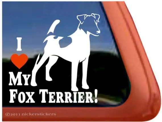 I Love My Fox Terrier! High Quality Adhesive Vinyl Fox Terrier Window Decal Sticker waterproof car stickers car accessories
I Love My Fox Terrier! High Quality Adhesive Vinyl Fox Terrier Window Decal Sticker waterproof car stickers car accessories