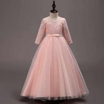 Children Dress Princess Dress Girls Lace Wedding Party Dresses Kids Long Tutu Long Sleeve Clothes H387
Children Dress Princess Dress Girls Lace Wedding Party Dresses Kids Long Tutu Long Sleeve Clothes H387