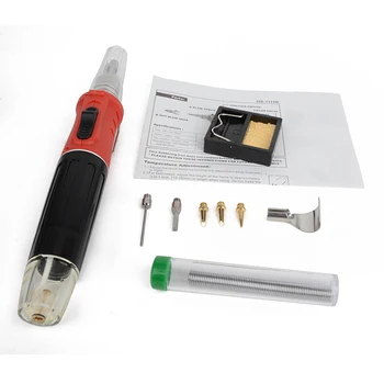 Automatic Soldering Iron Professional 10 in 1 Butane Gas Soldering Iron Set Cordless Welding Torch Tools Kit Welding Equipment
Automatic Soldering Iron Professional 10 in 1 Butane Gas Soldering Iron Set Cordless Welding Torch Tools Kit Welding Equipment