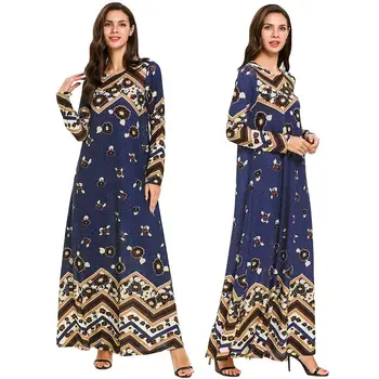 Abaya Muslim Floral Print Dress Dubai Kaftan Islamic Maxi Party Robe Arab Gown Ramadan Vintage O-neck Casual Dresses Turkey Robe
Abaya Muslim Floral Print Dress Dubai Kaftan Islamic Maxi Party Robe Arab Gown Ramadan Vintage O-neck Casual Dresses Turkey Robe