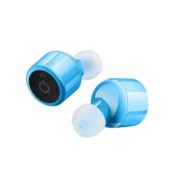 Mini Truly Wireless Bluetooth Headphones Earbuds V4.2 Stereo Earphones with Microphone for iPhone, Samsung, Android, iOS (Blue
Mini Truly Wireless Bluetooth Headphones Earbuds V4.2 Stereo Earphones with Microphone for iPhone, Samsung, Android, iOS (Blue