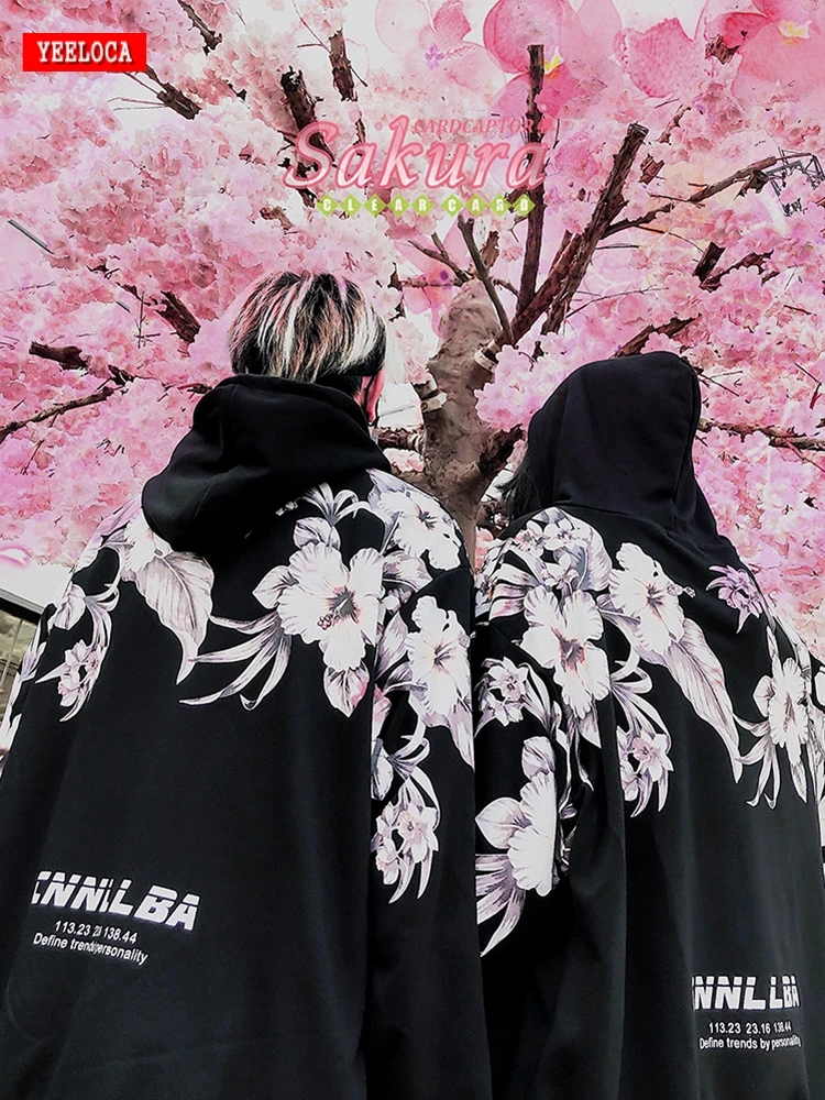 2018 Winter New Floral print thick Men's hoodie Cotton oversize Harajuku High Street Men Women Long Sleeves Top
2018 Winter New Floral print thick Men's hoodie Cotton oversize Harajuku High Street Men Women Long Sleeves Top
