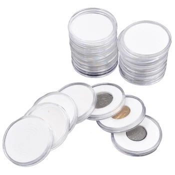 Promotion! 60 Pcs 46mm Coin Cases Capsules Holder Applied Clear Plastic Round Storage Box
Promotion! 60 Pcs 46mm Coin Cases Capsules Holder Applied Clear Plastic Round Storage Box