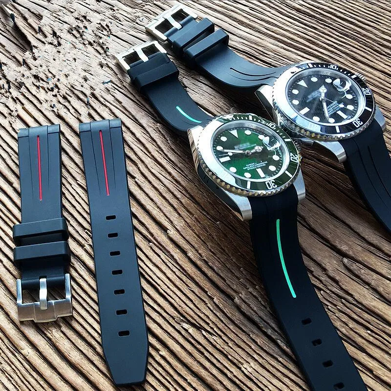 New Durable 20mm 21mm Silicone Rubber Watchband with Logo Smooth Black Strap&Pin Clasp for Deepsea GMT Daytona Watch Free tools
New Durable 20mm 21mm Silicone Rubber Watchband with Logo Smooth Black Strap&Pin Clasp for Deepsea GMT Daytona Watch Free tools