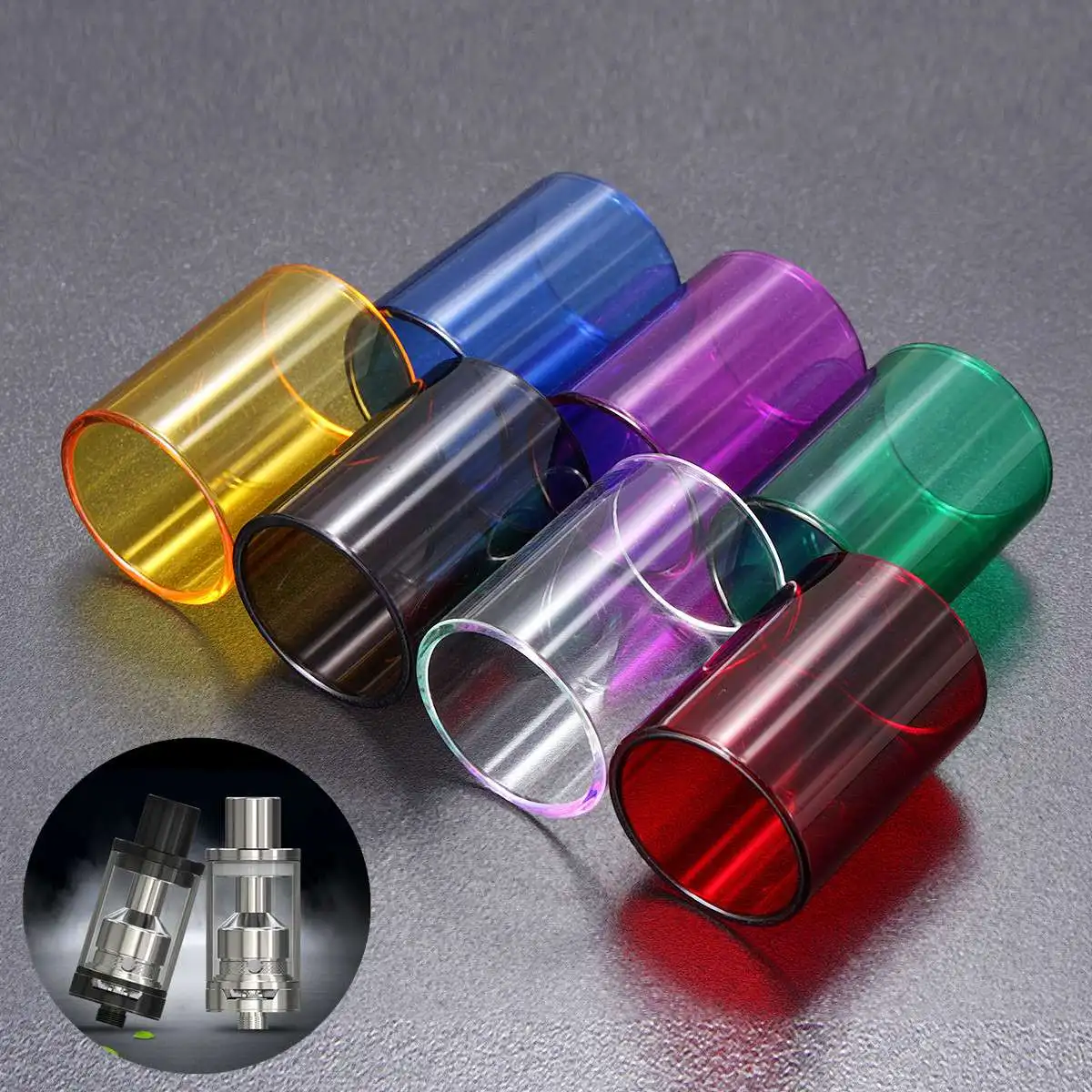 22mm Replacement Transparent Pyrex Glass Tube Sleeve For Joyetech Ultimo Tank Transparent Black Red Green Blue Purple Yellow
22mm Replacement Transparent Pyrex Glass Tube Sleeve For Joyetech Ultimo Tank Transparent Black Red Green Blue Purple Yellow