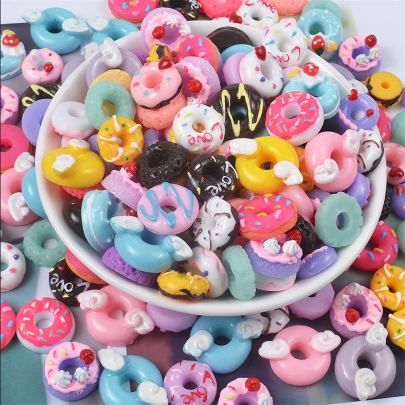 10pcs Cute Colorful Resin Simulation Donut Donuts Flat Back Cabochon Phone Decoration For Women Girl Jewelry DIY Accessories
10pcs Cute Colorful Resin Simulation Donut Donuts Flat Back Cabochon Phone Decoration For Women Girl Jewelry DIY Accessories
