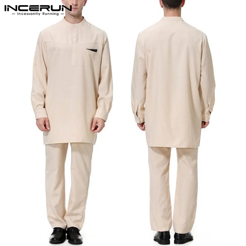 Fashion Arab Jubba Thobe Suit Kaftan Muslim Arab Muslim Clothing Set Islamic Abaya Shirt Pants Robes Middle East Turkish Clothes
Fashion Arab Jubba Thobe Suit Kaftan Muslim Arab Muslim Clothing Set Islamic Abaya Shirt Pants Robes Middle East Turkish Clothes