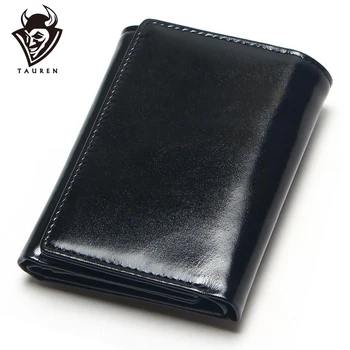 TAUREN Oil Wax Leather Wallet Female Wallets With Zipper Coin Bag Genuine Leather Women Wallets Small Short Purses For Female
TAUREN Oil Wax Leather Wallet Female Wallets With Zipper Coin Bag Genuine Leather Women Wallets Small Short Purses For Female