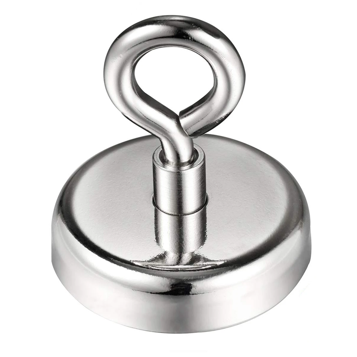 Round Neodymium Eyebolt Magnet, Pulling Force 120kg,Fishing Magnet,Super Power N52,Diameter X 60mm Thick X 15mm For Salvage,Fi
Round Neodymium Eyebolt Magnet, Pulling Force 120kg,Fishing Magnet,Super Power N52,Diameter X 60mm Thick X 15mm For Salvage,Fi