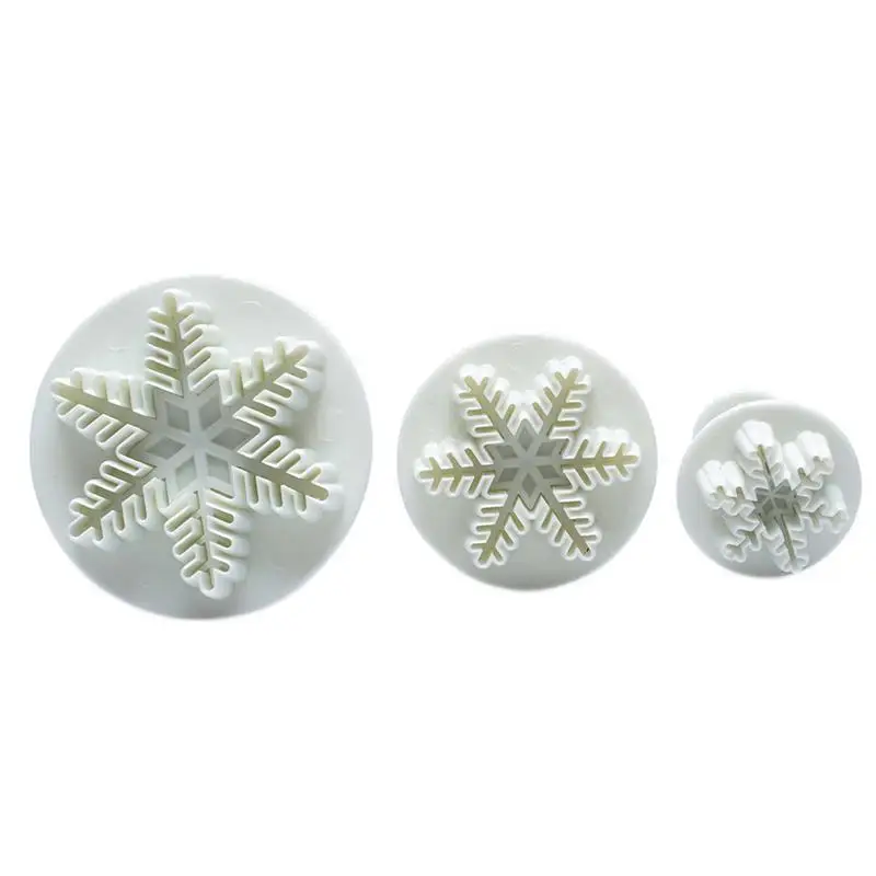 3 Pcs/Set Snowflake Shape Cake Decoration Tool Cutter Fondant Piston Sugar Craft Cutter Tools Christmas Xmas Cake Decor Tools
3 Pcs/Set Snowflake Shape Cake Decoration Tool Cutter Fondant Piston Sugar Craft Cutter Tools Christmas Xmas Cake Decor Tools