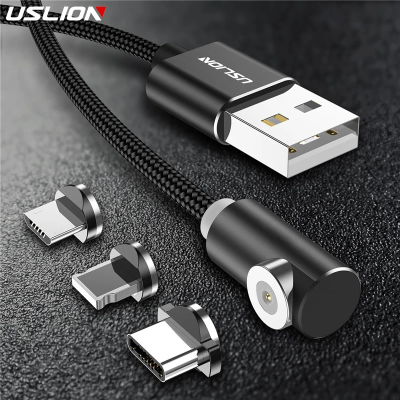 USLION 1M Fast Magnetic Cable Micro USB Type C Charger Charging For iPhone XS Max X XR 8 7 Samsung S10 S9 S8 Magnet Cable Cord
USLION 1M Fast Magnetic Cable Micro USB Type C Charger Charging For iPhone XS Max X XR 8 7 Samsung S10 S9 S8 Magnet Cable Cord