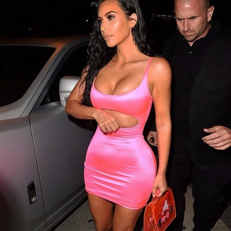 PFFLOOK Stain Sexy Dress Spaghetti Strap Slim Backless Sheath Mini Dress Women Elegant Summer Party Dresses Vestidos
PFFLOOK Stain Sexy Dress Spaghetti Strap Slim Backless Sheath Mini Dress Women Elegant Summer Party Dresses Vestidos